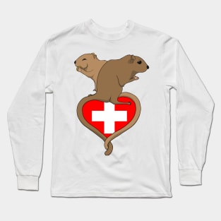 Gerbil Switzerland (dark) Long Sleeve T-Shirt